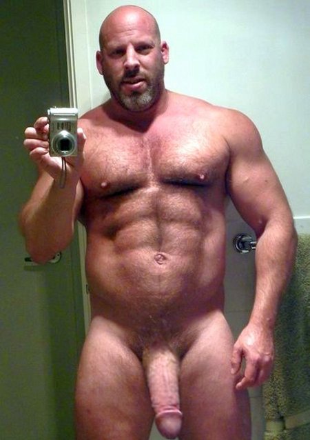 Hairy men with huge cocks