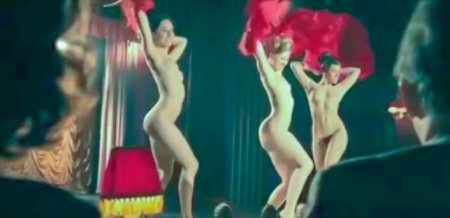 Naked cabaret dancers