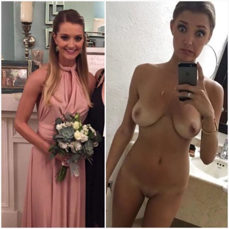 Clothed naked selfie dress
