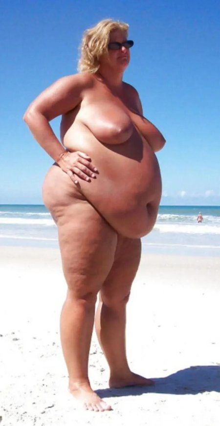 Fat on the beach