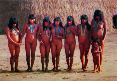 Indians from the Xingu River Brazil
