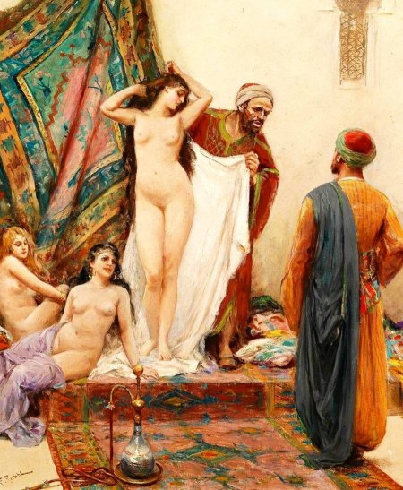 Harem painting by Fabio Fabbi
