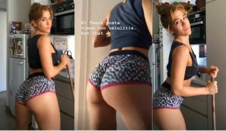 Leron Baron in a swimsuit