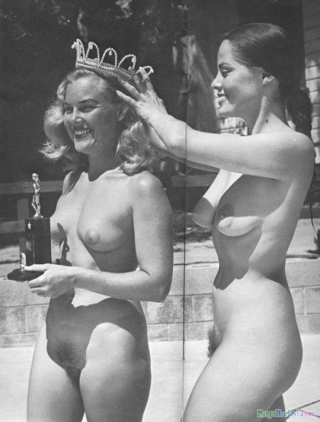 Retro naked beauty contests