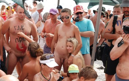 Naked nudist carnivals