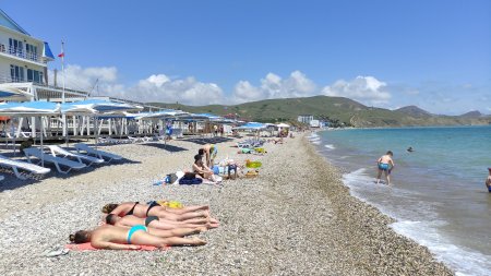 Beach at the Lazarevskoye shipyard