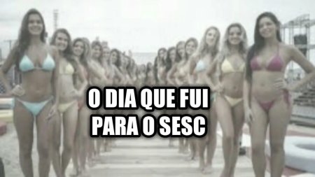 Beauty contest of girls in swimsuits