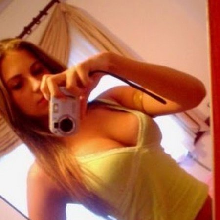 The girl takes pictures