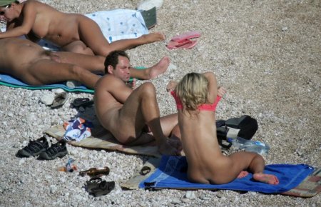 Family nudist at Croatia - Camping nudist