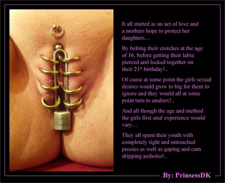 Permanent chastity belt Femdom