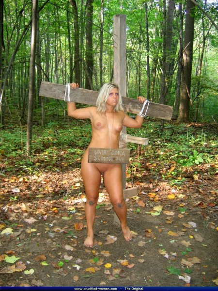 Slave girl in BDSM mud