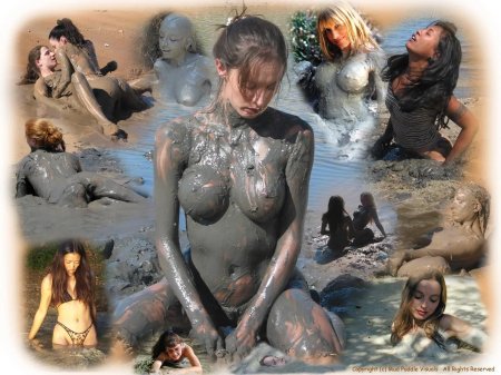 Naked mud baths