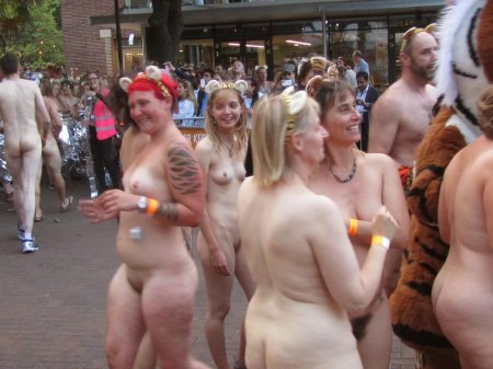 Nude Nudist Parade