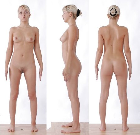 Naked girls from all sides