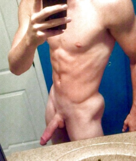 Naked guy without a face