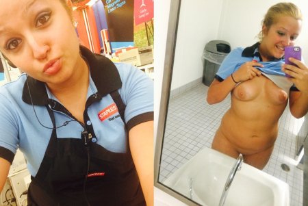 Girls who are bored at work nude