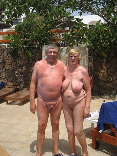 Naked old married couples