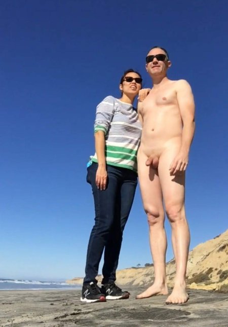 Naked married couples on the beach