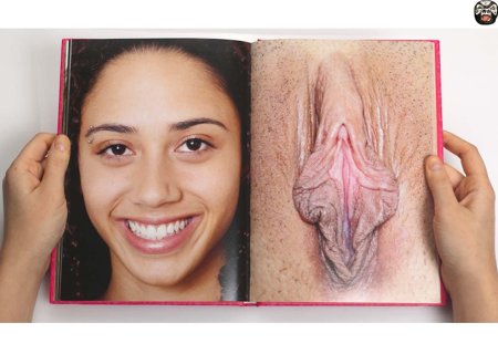 Portrait of female genitalia