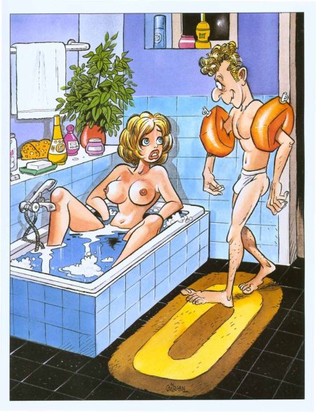 Erotic humorous drawings