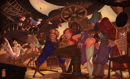 Pirate orgies on the ship