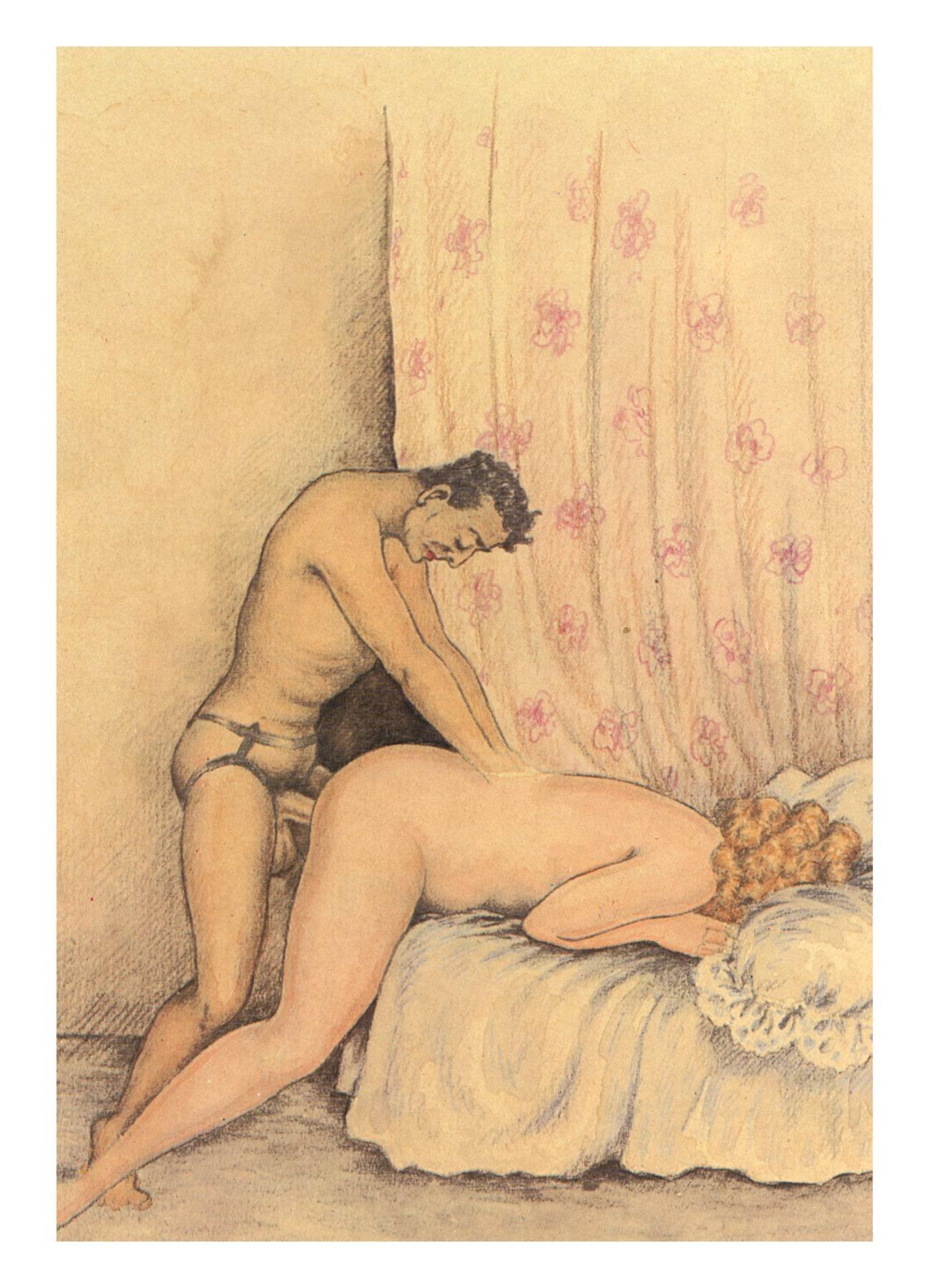 Retro Vintage Porn Drawings - Old Porn DRAWINGS - 50 porn photo
