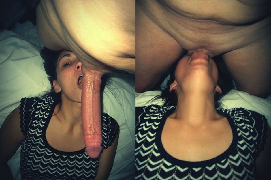 Huge penis in the throat