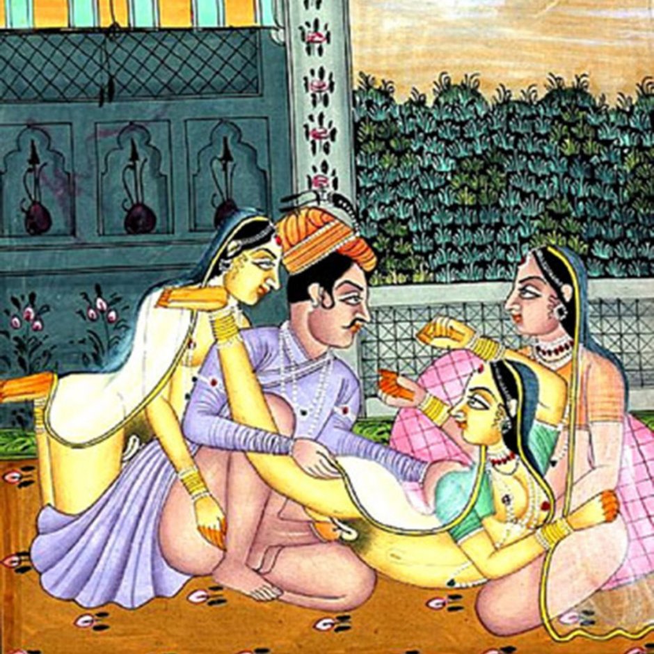 Indian erotic miniatures
