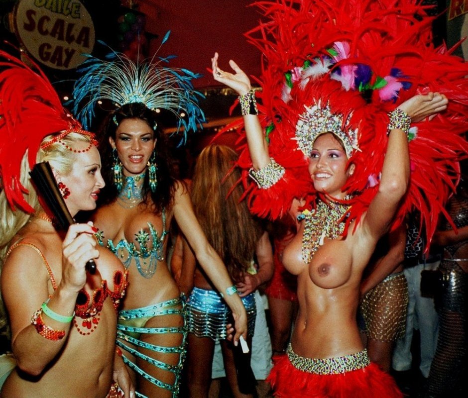 Naked Brazilians at the festival