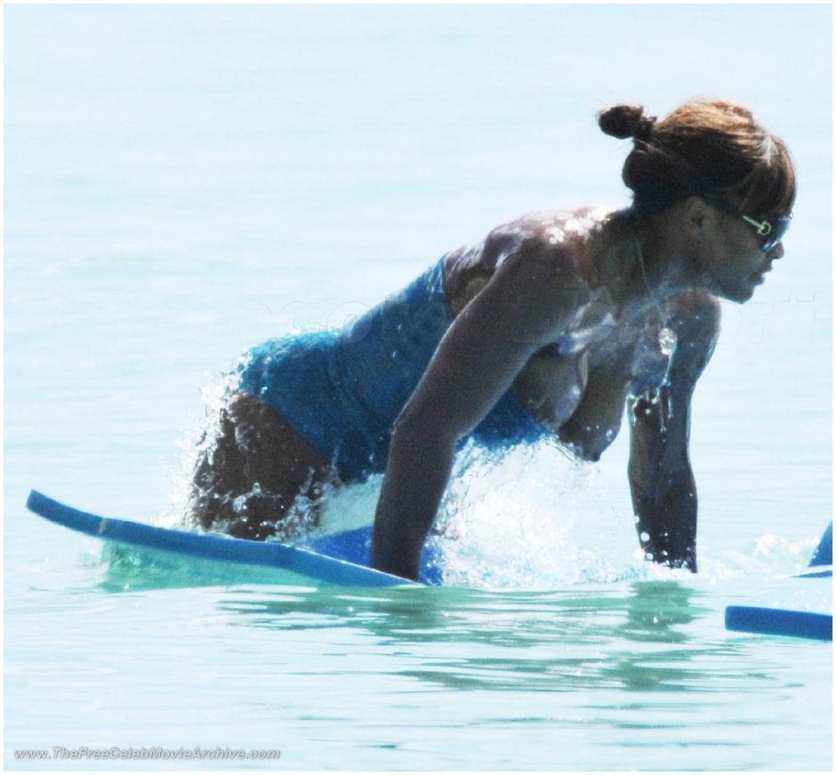 Serena Williams Nipple Slips in in Barbados