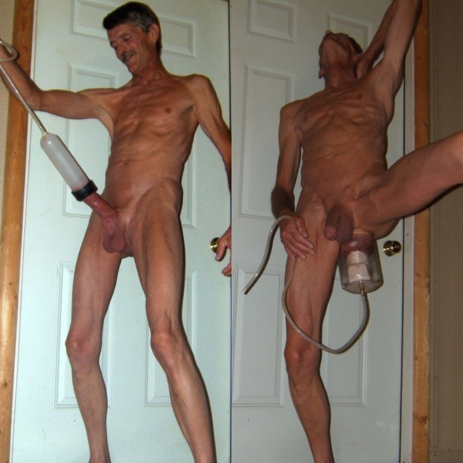 Jerking off vacuum pump