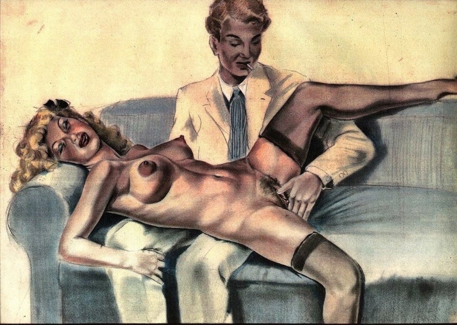 Erotic retro comics