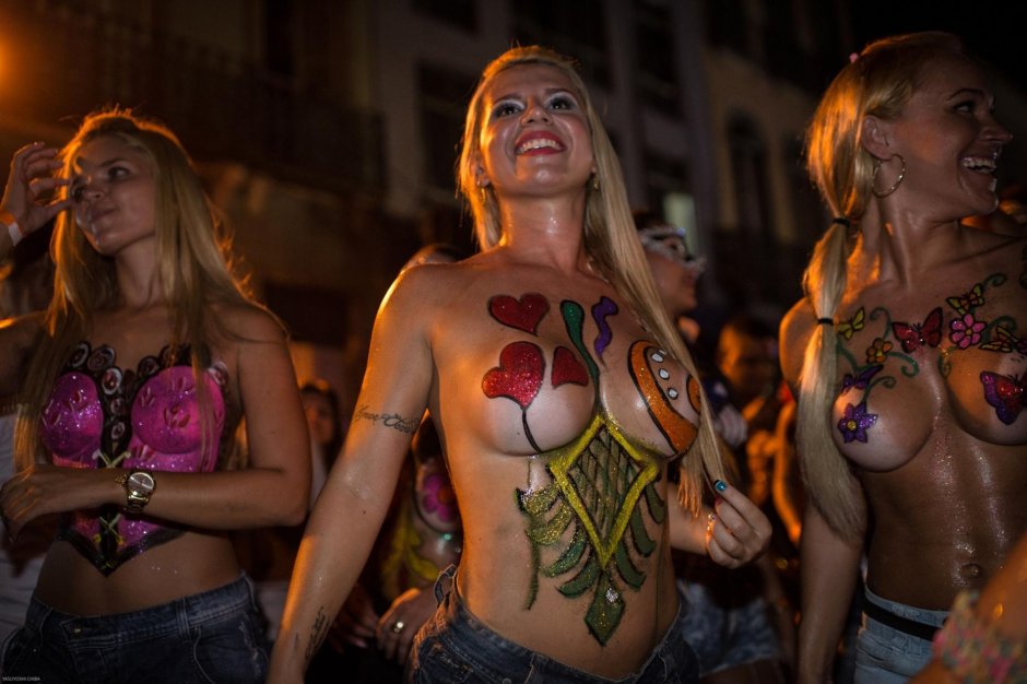 Completely naked Valya carnival
