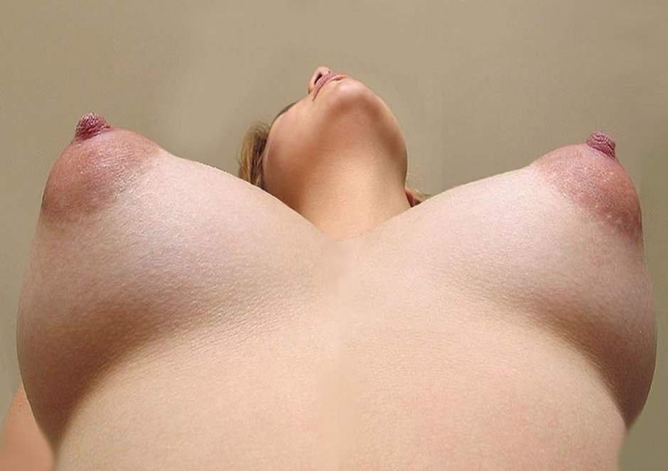 Big women's nipples with milk