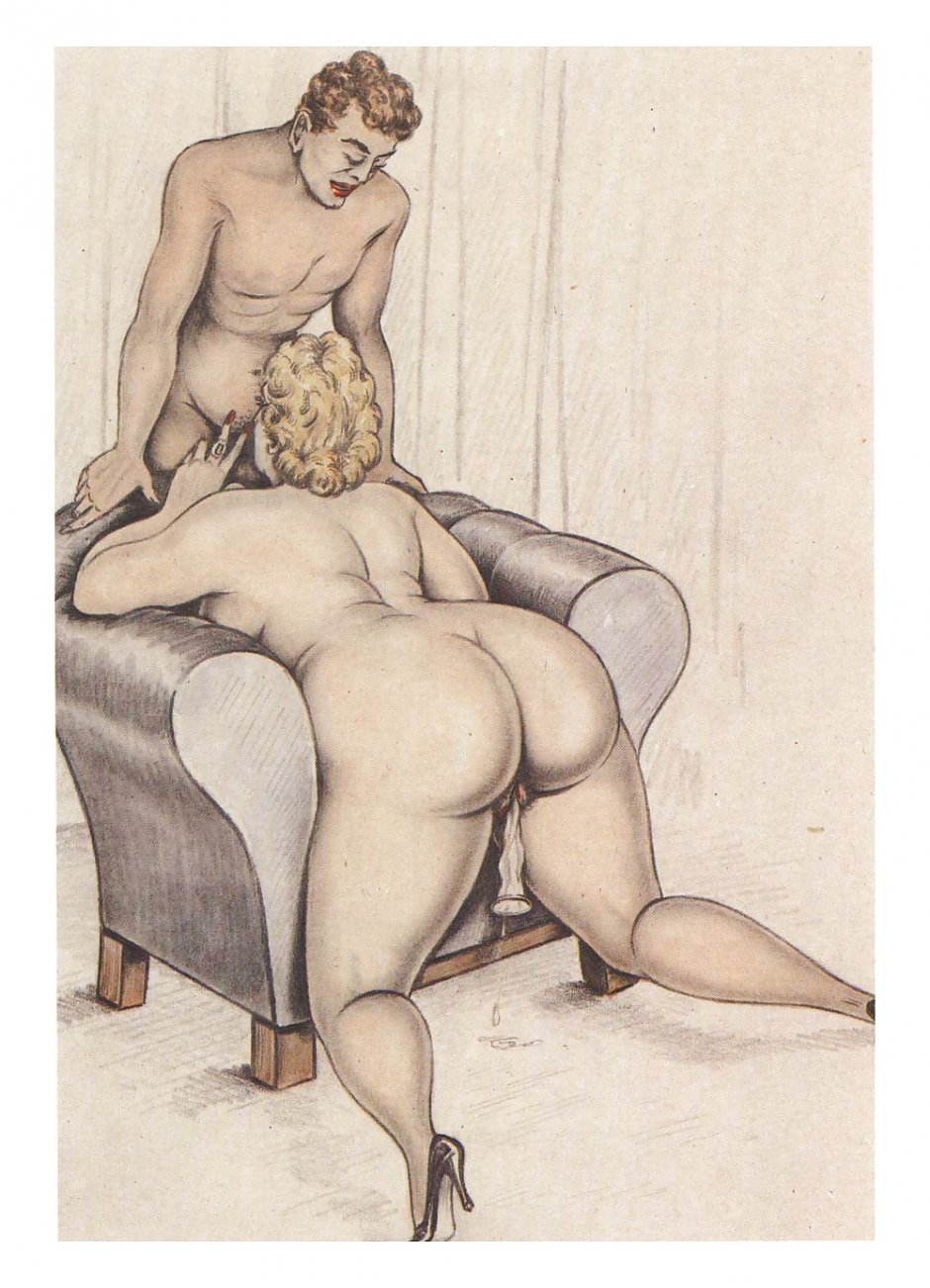 Erotic drawings with a simple pencil