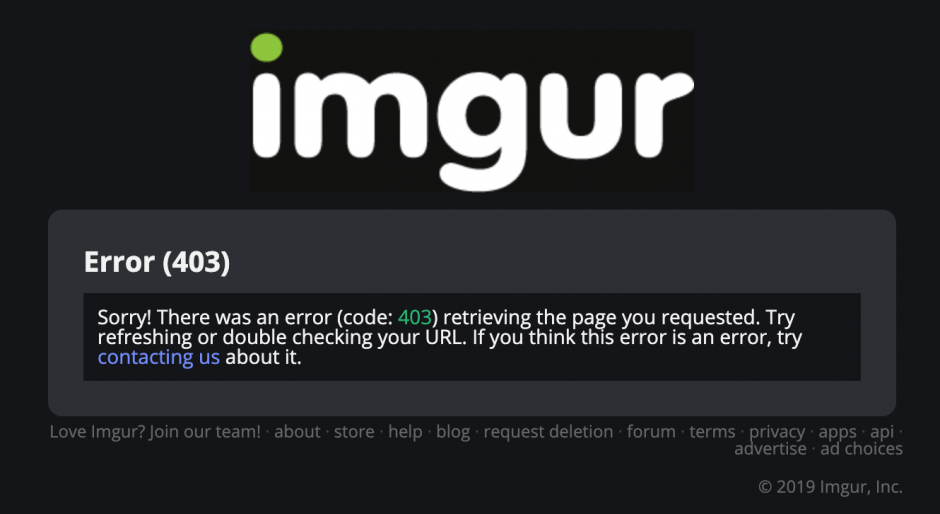 Links to IMGUR