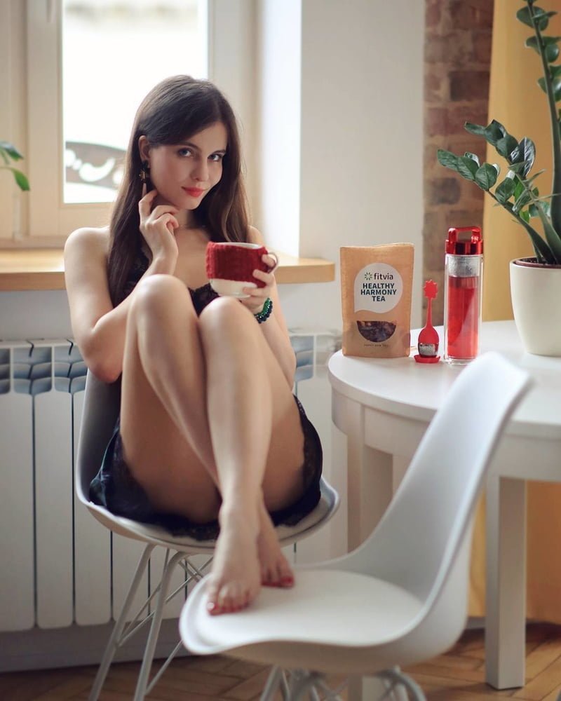 Beauty naked in stockings private