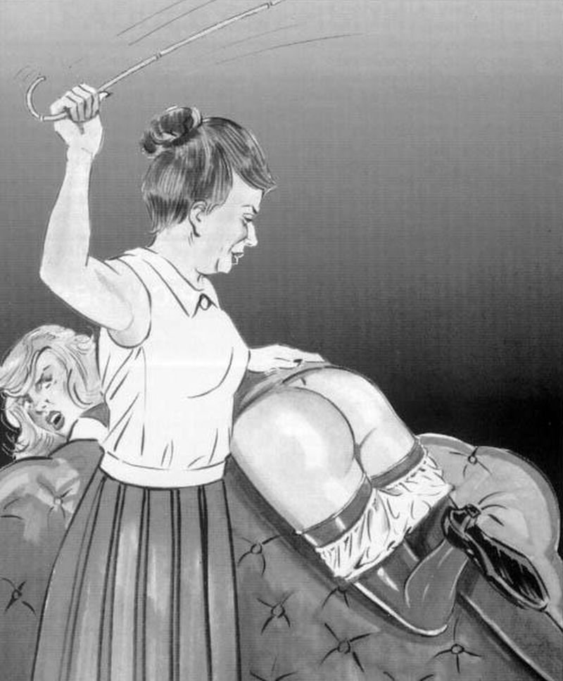 Birching Girl