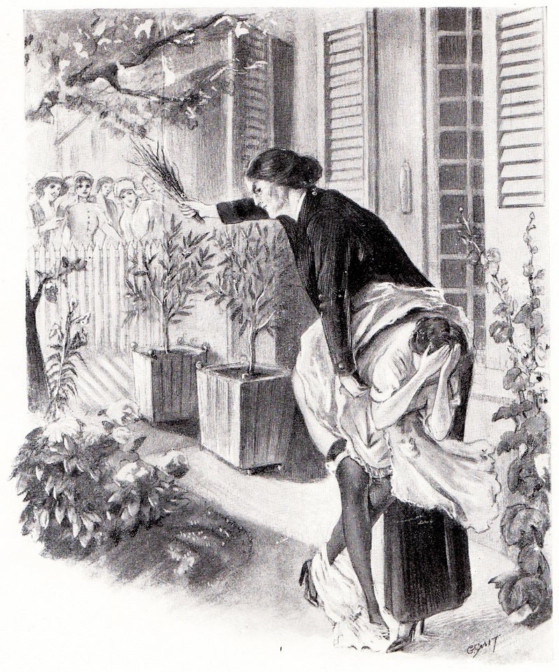The punishment of girls with flogging