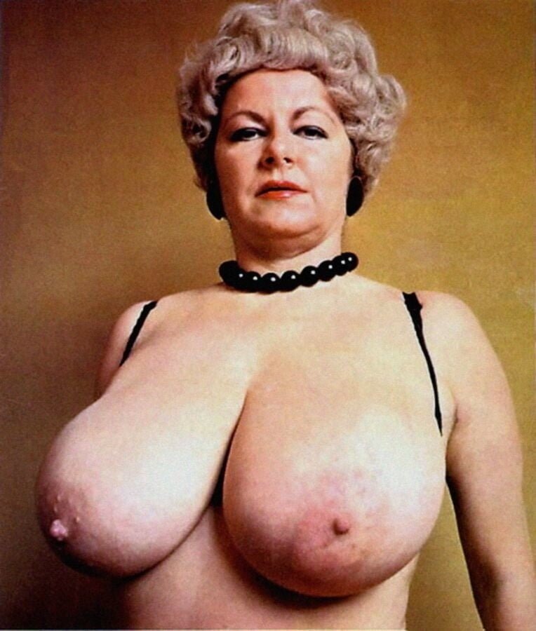 Retro huge hanging boobs