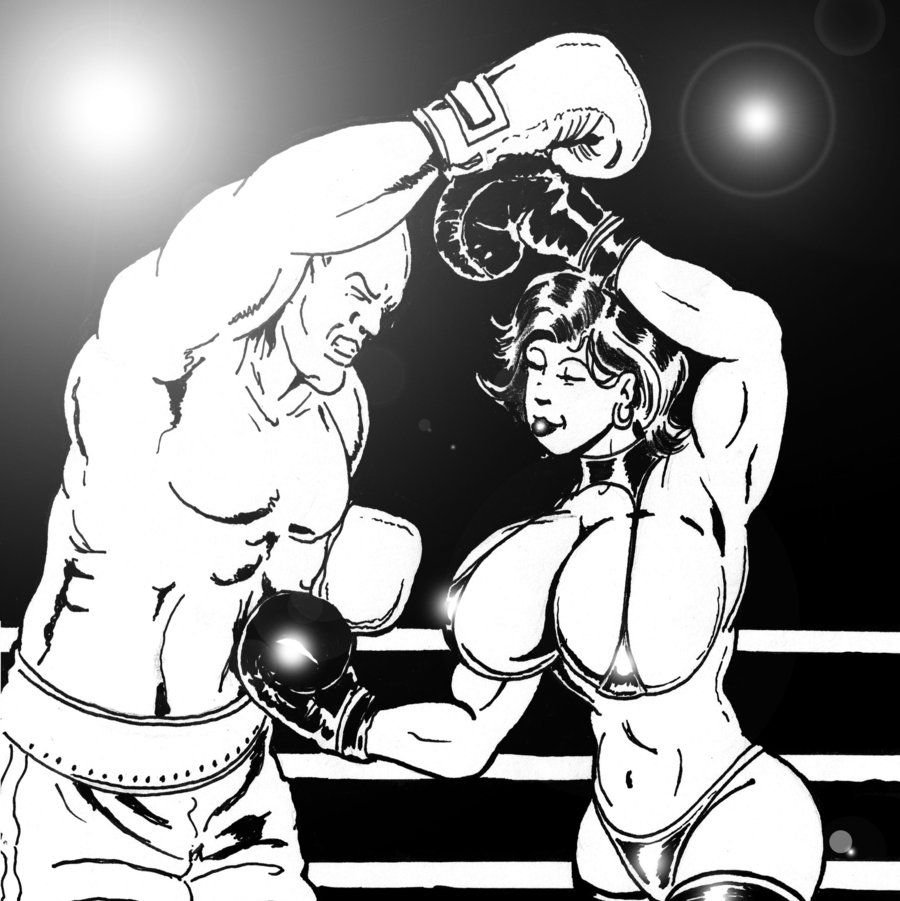 Topless Boxing Babes