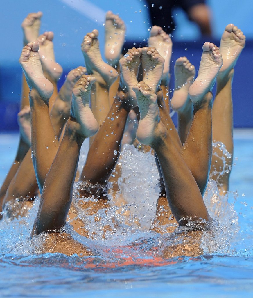 Daria Kulagina Synchronized Swimming