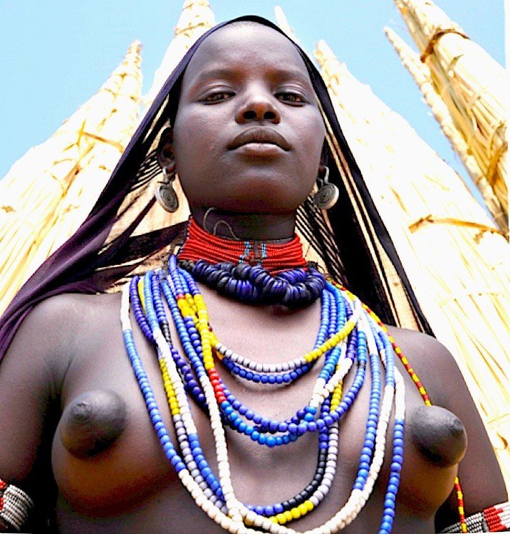 Naked women of wild tribes