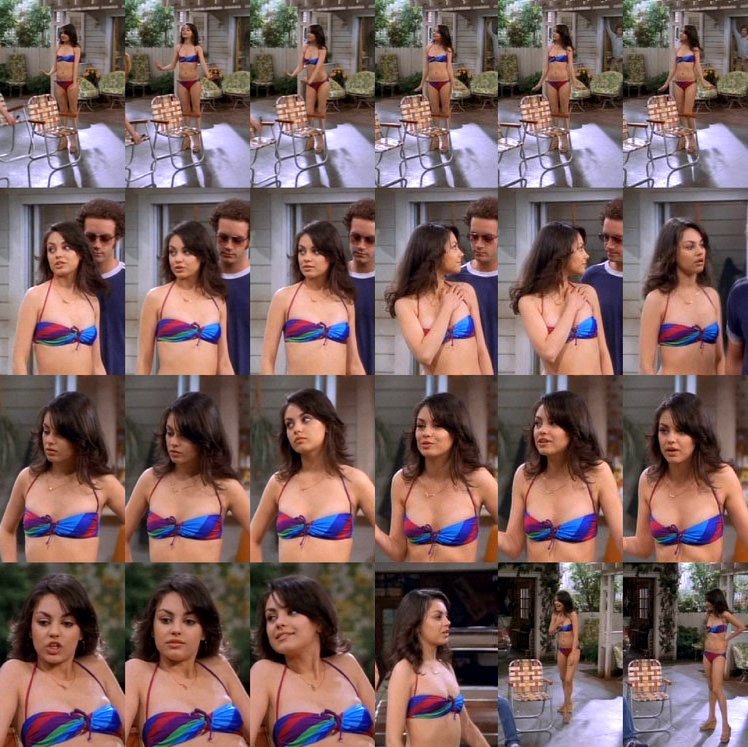 Mila Kunis in underwear