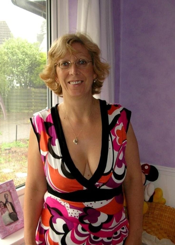 Grandmother with huge breasts