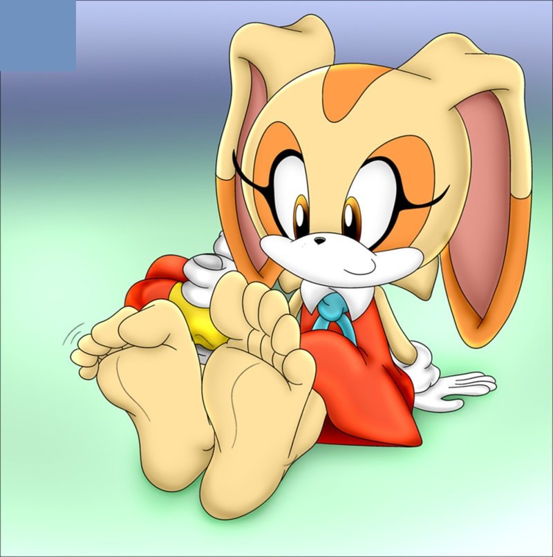 Cream The Rabbit Giant Feet