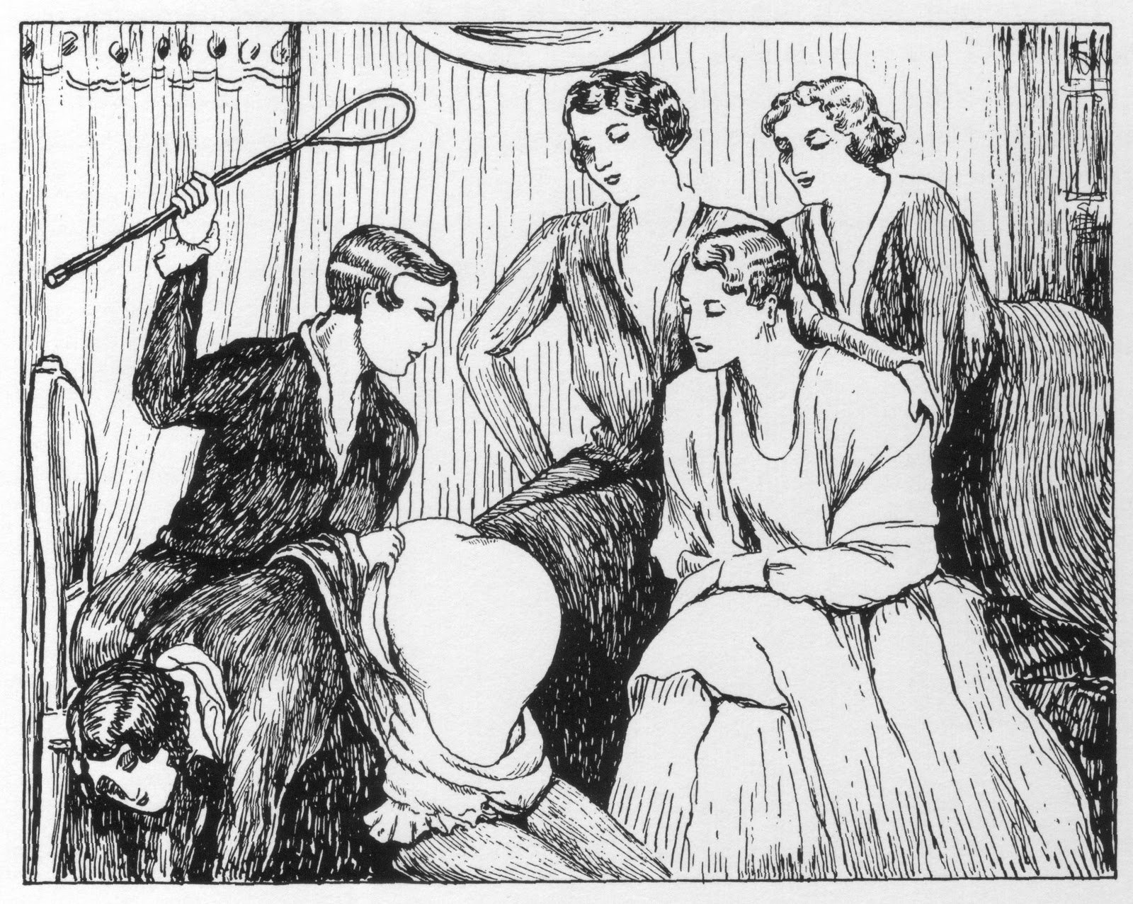 Ass Caning Drawings Art - Spanking Stories - 37 porn photo