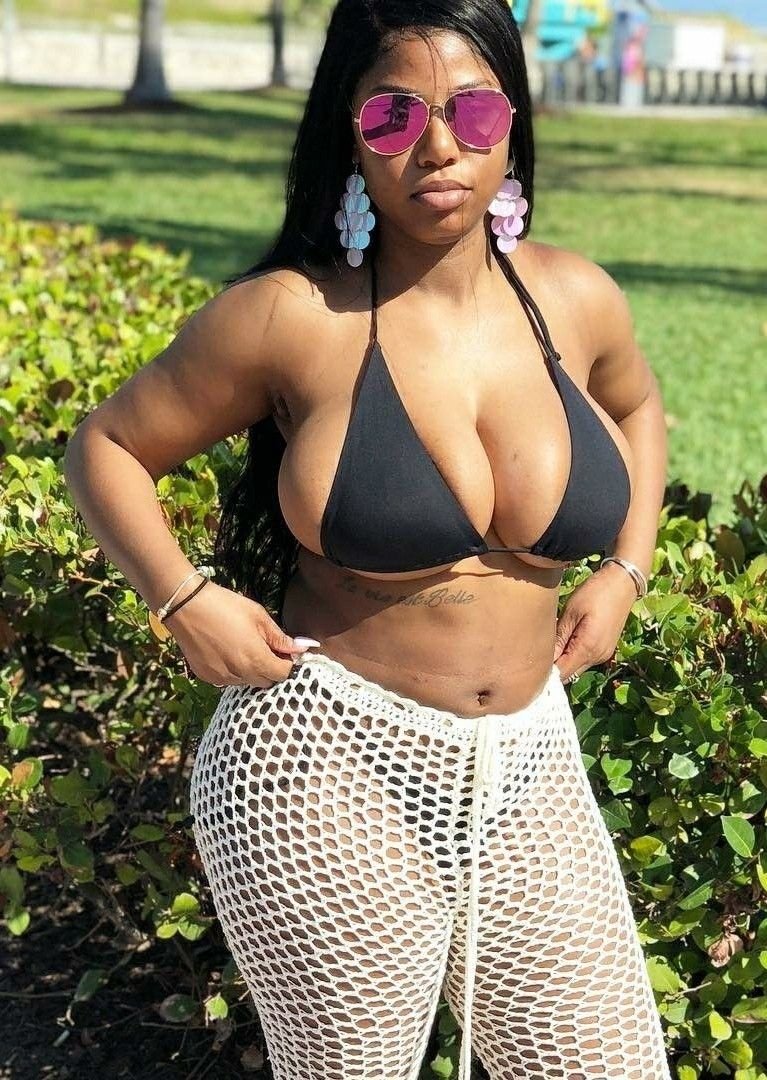 Ebony Muscular Woman