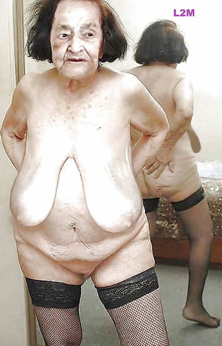 Old terrible naked women