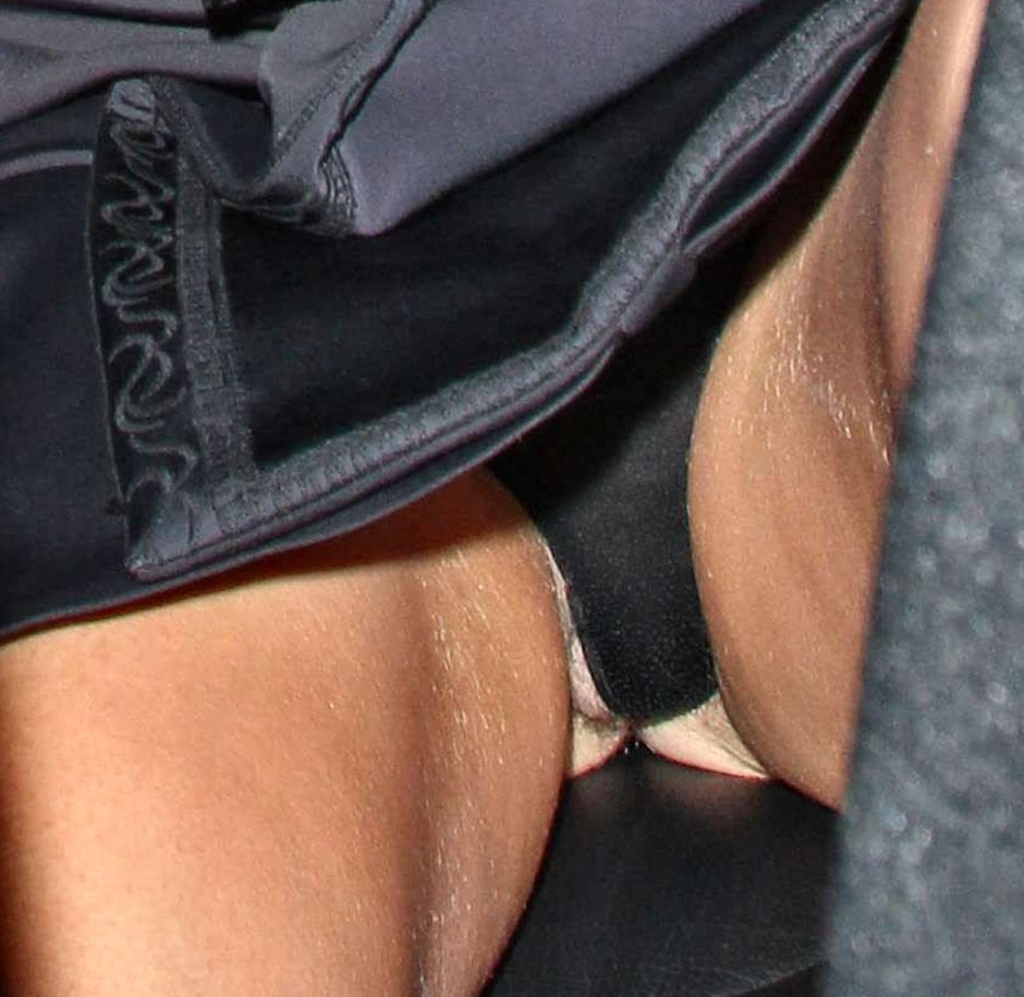 Black panties lit up